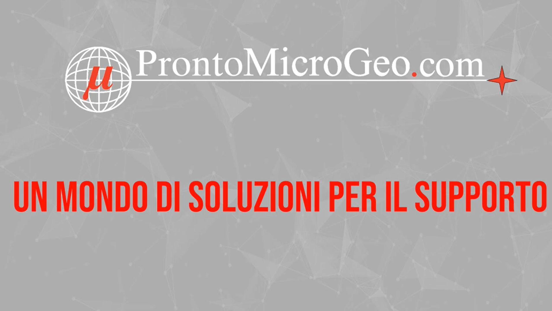 ProntoMicrogeo.com: il sito per tutte le soluzioni di supporto